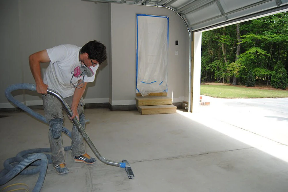 Anderson Painting concrete refinishing preparation