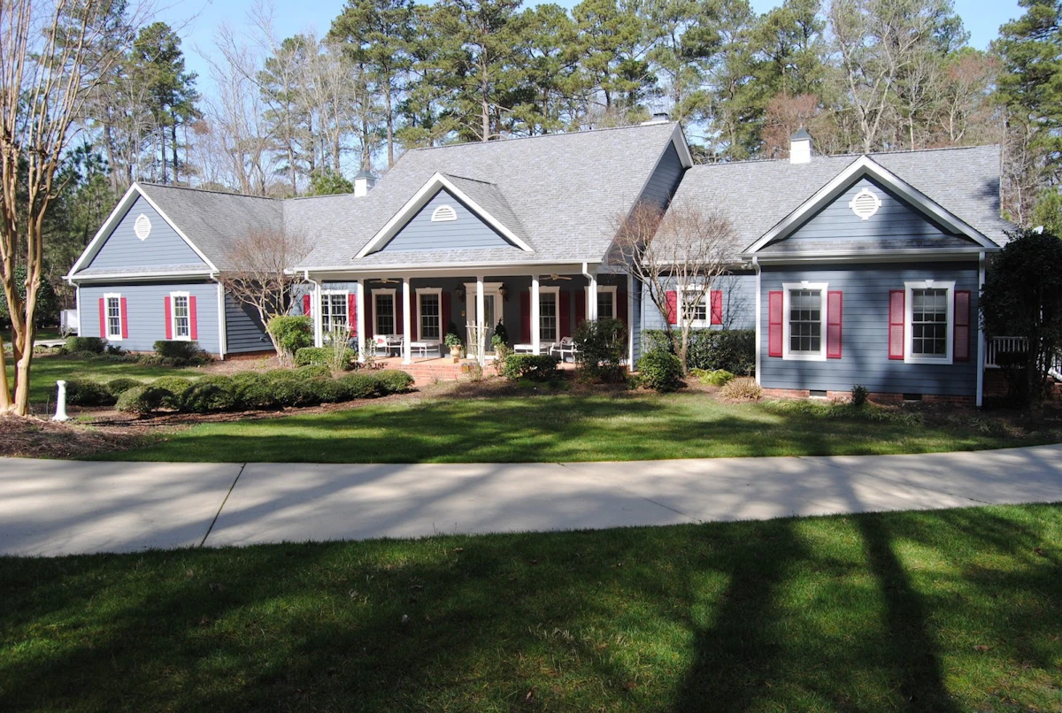House in Raleigh with vinyl siding