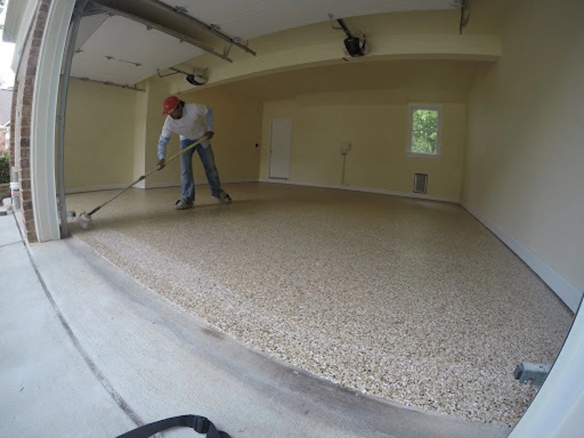 Floor coating contractor in Raleigh