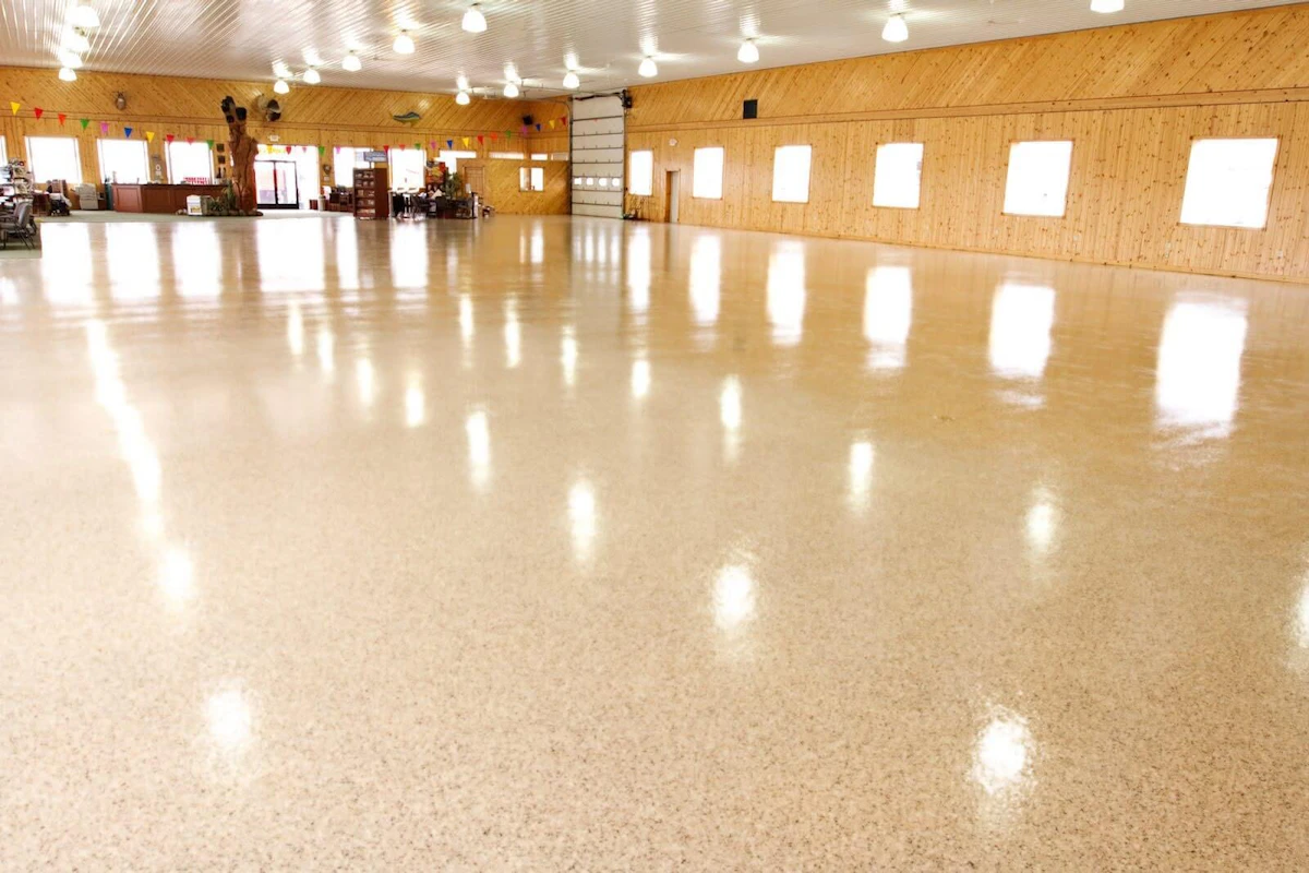 Penntek floor coating in a commercial space.
